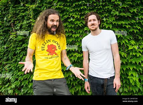 Kevin McKeown Left And Eric Owen Of Black Pistol Fire Seen On Day One