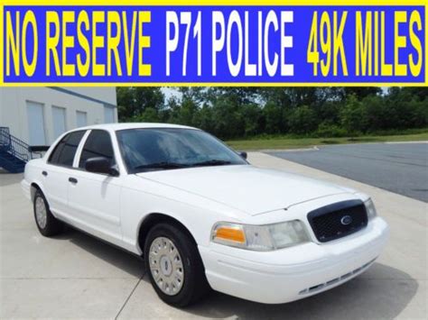 Purchase Used No Reserve 49k Police P71 Interceptor Mercury Grand