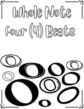 Quarter Note Half Note Whole Note Coloring Pages By Ervins Music Room