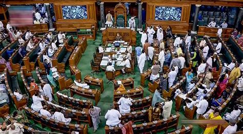 Lok Sabha Adjourned Till Noon Amid Opposition Ruckus Against Adhir