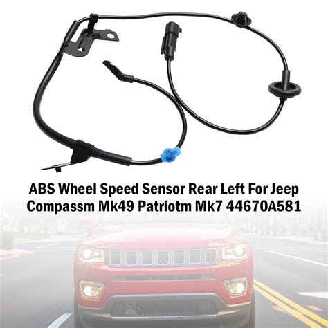 Abs Wheel Speed Sensor Left Rear Suitable For Jeep Compassm Mk