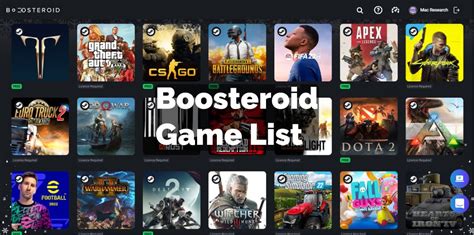 Boosteroid Games List Daily Updated