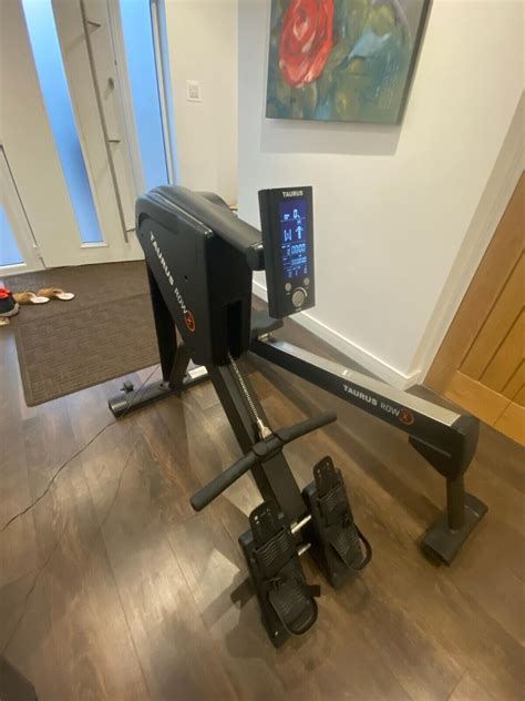 Taurus Row X Air Rower Rowing Machine Light Use In Excellent