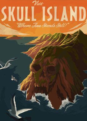 Travel To Skull Island Poster By Leonardo Djuminnic Displate