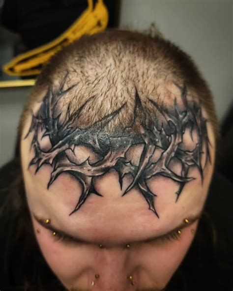 20 Amazing Crown Of Thorns Tattoos For 2024