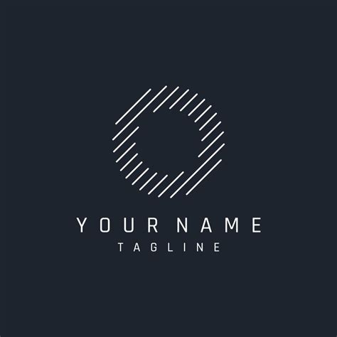 Logo Design Template Abstract Element Initial Letter Osymbol Of