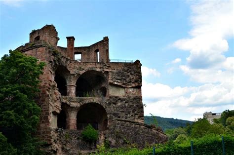 Heidelberg Castle Germany Surviving Lightening Strikes Fires And
