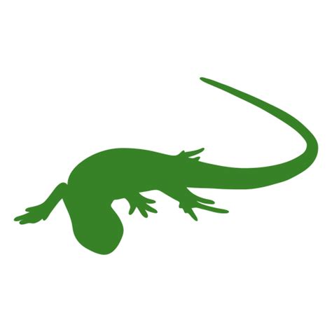 Diseño Png Y Svg De Pose De Rastreo De Silueta De Lagarto Para Camisetas