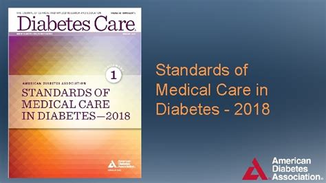 Standards Of Medical Care In Diabetes 2018 Evidence