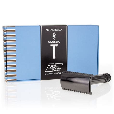 Т-образный станок Fatip Grande Metal Black Originale Открытый срез ...