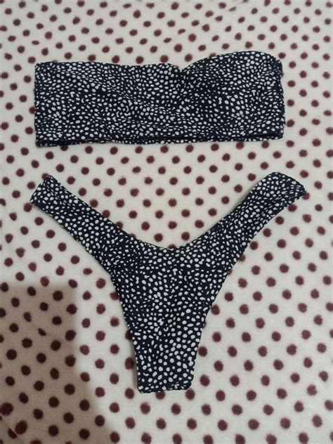 Bandeau High Cut Bikini Women S Fashion Swimwear Bikinis Swimsuits