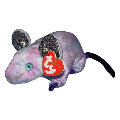 Ty Beanie Baby Rat Chinese Zodiac Stuffed Animal Mwmt