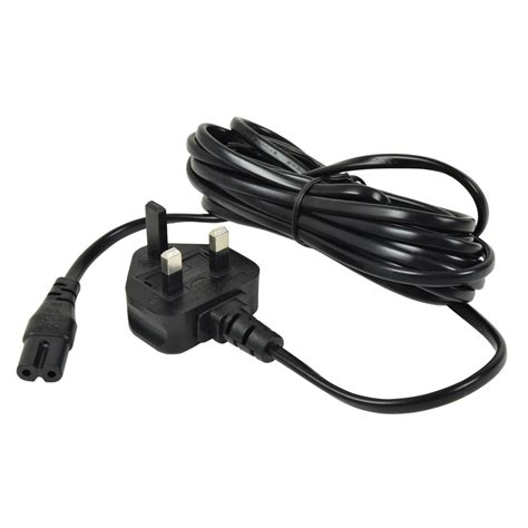 5m Long Figure Eight 8 Uk Mains Power Lead Cable Cord Dvd Consoles Sky Bt Box Ebay