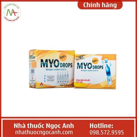 Thuốc Nhỏ Mắt Myo Drops 001 Có Tác Dụng Gì Giá Bao Nhiêu Mua ở đâu