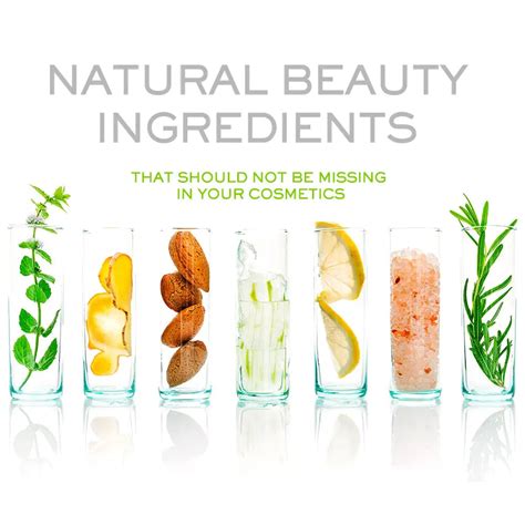 Natural Beauty Ingredients Healthy And Effective Skincare And Cosmetics