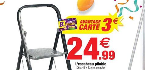 Promo L Escabeau Pliable Chez Bazarland ICatalogue Fr