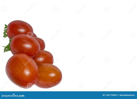 Tomate Vermelho Fresco Isolado Em Fundo Branco Foto De Stock Imagem