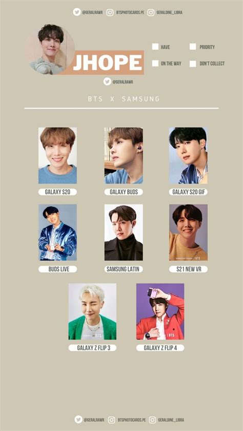 Pin By Div On Wishlist Bts Jhope Photo Cards Bts