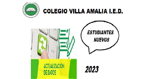 ESTUDIANTES NUEVOS ACTUALIZACIÓN DE DATOS 2023 Portal Red Académica