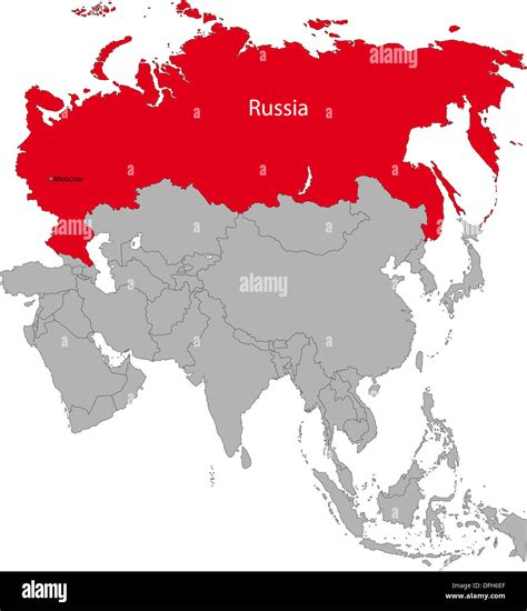 Mappa Politica Russia Europea Immagini E Fotografie Stock Ad Alta