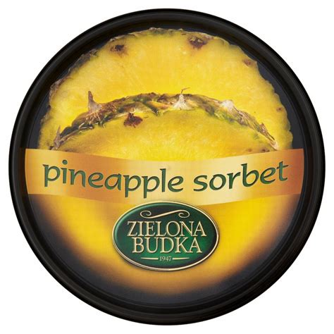 Zielona Budka Sorbet ananasowy 500 ml kalorie kJ i wartości odżywcze