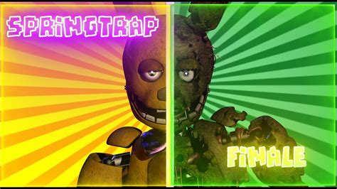 [fnaf C4d Blender Sfm] Springtrap Finale Collab Youtube