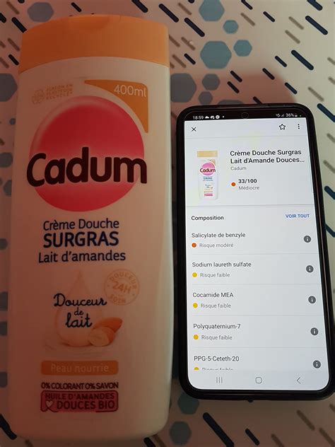 Cadum Surgras Douceur de Lait Crème Douche Lait d Amandes Douces Bio