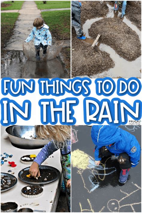 Rainy Day Activities Indoors and Outdoors - Rain, Rain Don't Go Away!