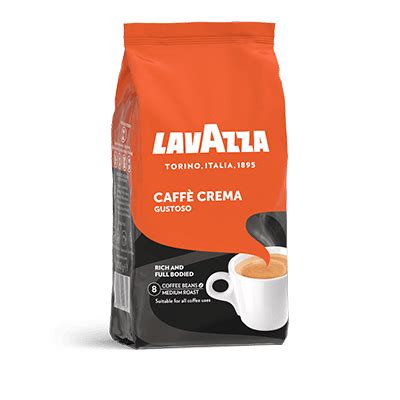 Caff Crema Gustoso Italienische Kaffeebohnen Lavazza