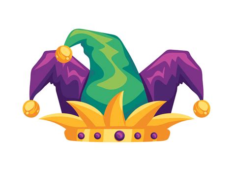 Mardi Gras Jester Hat Clip Art