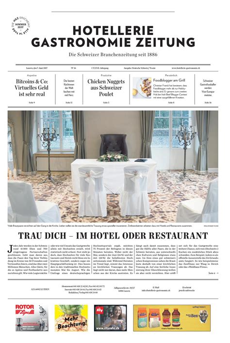 Hg Zeitung 162017 By Hotelleriegastronomieverlag Issuu