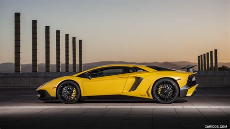 2016 Lamborghini Aventador Lp 750 4 Superveloce Yellow Side Hd