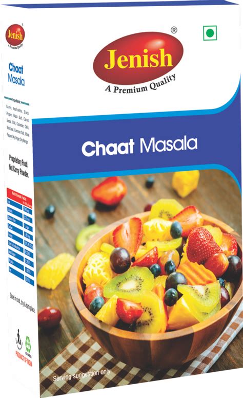 Jenish Chaat Masala Packaging Size G G G Kg Kg At Rs