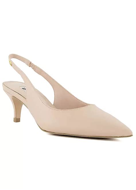 Nude Capitol Slingback Court Shoes By Dune London Look Again