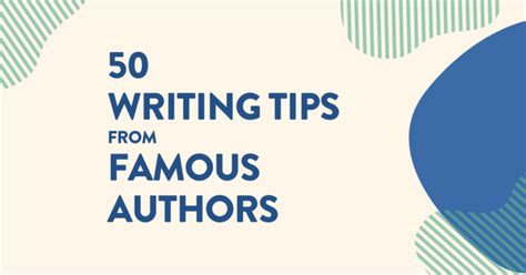 50 Writing Tips From Famous Authors - Bookfox