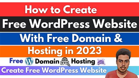 How To Create A Free WordPress Website With Free Domain Hosting In