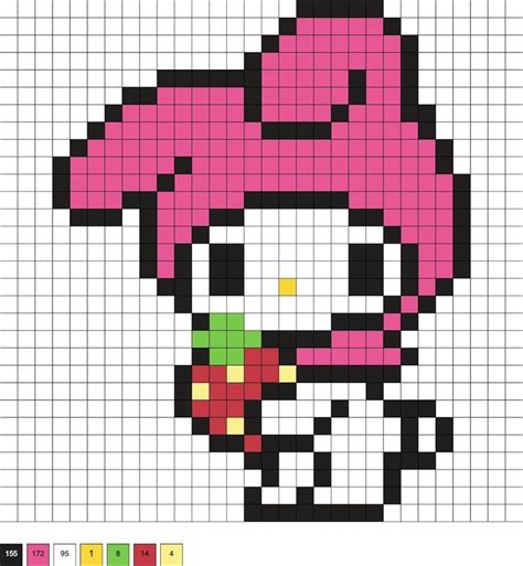 Sanrio Perler Beads Free Patterns Lindos Dibujos F Ciles