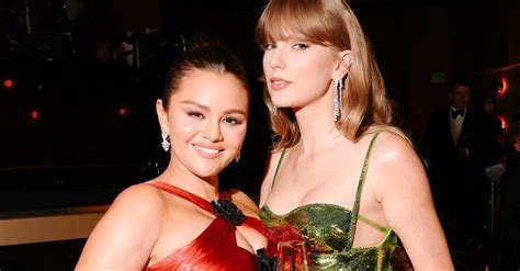 Heres What Selena Gomez And Taylor Swift Were Gossiping About At The 81st Golden Globes When