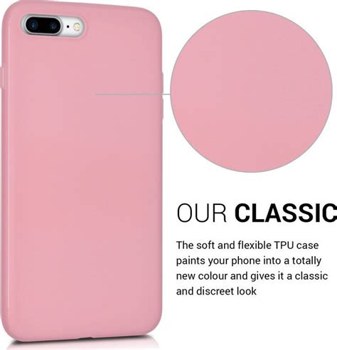 Kwmobile Chic Back Cover Σιλικόνης Light Pink Iphone 8 7 Plus Skroutz Gr