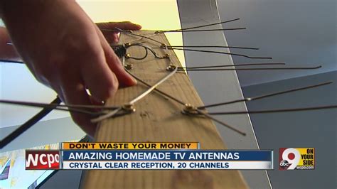 How To Get Hd Channels With A Homemade Antenna Youtube