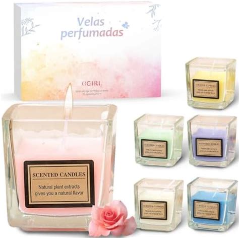 Velas Aromaticas Juego De Piezas Onzasvelas Perfumadas