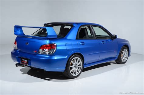 Used 2006 Subaru Impreza Wrx Sti For Sale 54900 Motorcar Classics Stock 2585