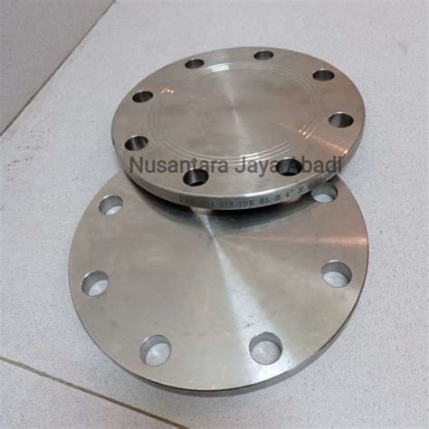 Promo Blind Flange Flange Buta Stainless Ss 304 Jis 10k 4 Inchi