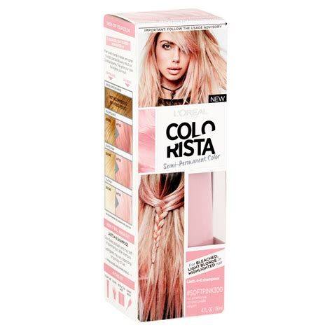 L Oreal Paris Colorista Semi Permanent Hair Color Light Bleached