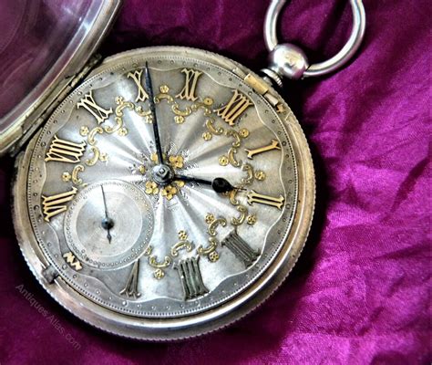 Antiques Atlas Silver Dial Fusee Pocket Watch By R Marshall