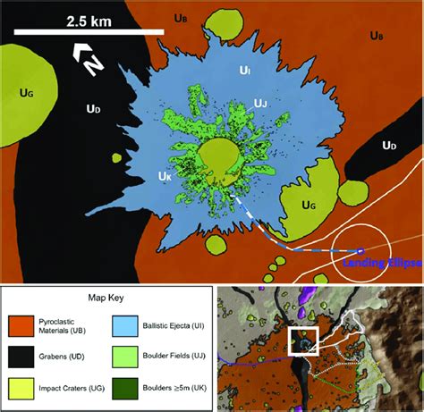 Morphologic Map Of Landing Ellipse And Surrounding Region All