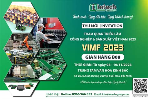 Thư mời tham quan Triển Lãm Công Nghiệp Sản Xuất Việt Nam VIMF 2023