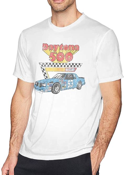 Nascar Vintage Daytona 500 Mens Graphic Cotton Short Sleeve T Shirt