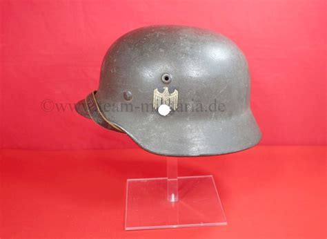 Stahlhelm Der Wehrmacht M40 Mit Emblem Und Inlett 859 00