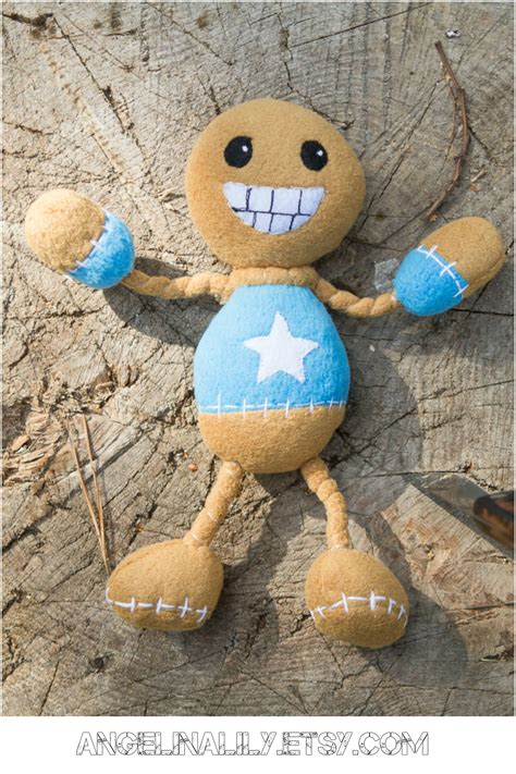 Kick the Buddy Plush, Handmade Soft Plushie With Poseable Arms, 8 In ...